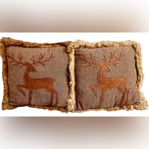 2 Kirkland’s Christmas throw pillows